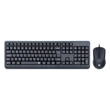 Imagem de Kit Mouse E Teclado Redragon R Office Bs-7092 Com Fio Preto