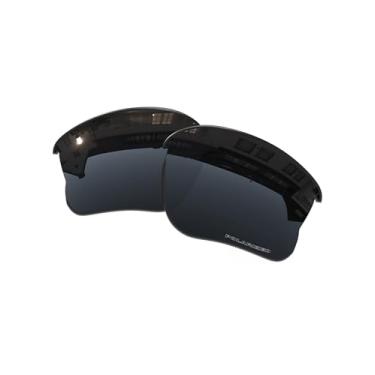 Imagem de Lentes de reposição OOWLIT compatíveis com Oakley Flak Jacket XLJ Ventilado Óculos de sol, Black Combine8™ Polarized, One Size