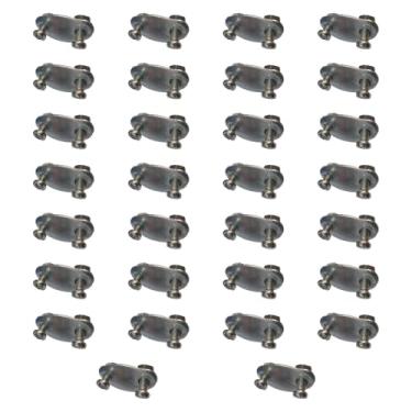 Imagem de predolo 30x Placa de Fixação de Perna de para-lama de Bicicleta, Braçadeira de Fixação, Parafuso de Ancoragem de Cabo, Braçadeira Reguladora de Cabo de Freio