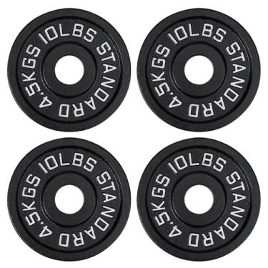 Imagem de AboveGenius Conjunto De Anilhas Olímpicas Ferro Fundido 2 Polegadas Para Treinamento Força, Levantamento Peso Sem Barra Em Academia Doméstica, Vários Tamanhos 2,5 Lb A 40 (35.000 Libras)