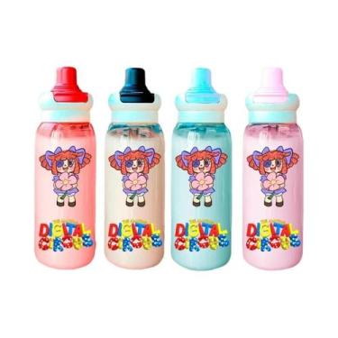 Imagem de Copo De Palha Digital De Circo À Prova De Vazamento De 700 ML Para Esp