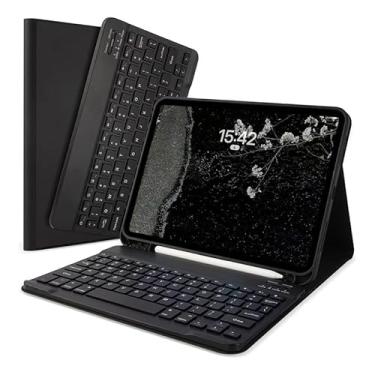 Imagem de Capa Com Teclado Bluetooth Para Tab S7 Fe E S8 Plus