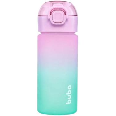 Imagem de Garrafinha Térmica Inox Buba com Canudo de Silicone Rosa 450ml