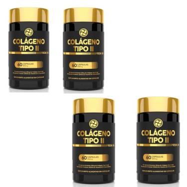 Imagem de Kit 4 Colágeno Tipo II Premium 500mg 4x60 cps Floral Ervas - Floral Er