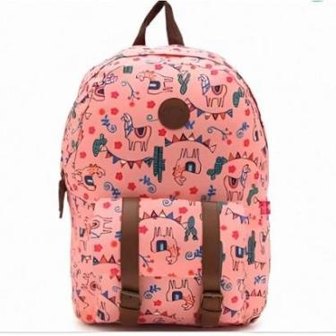 Imagem de Mochila juvenil clio cactos e lhama-Feminino