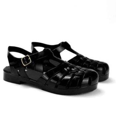 Imagem de Sandália Feminina Aranha Fivela Ajustável Dia a Dia Retrô-Feminino