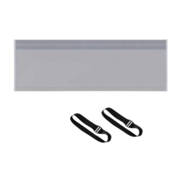 Imagem de Kuntesetty Capa de ventilação para duto de mangueira 20 pol x 60 pol. Manga de mangueira de exaustão removível leve com faixas elásticas, capa isolada, Cinza