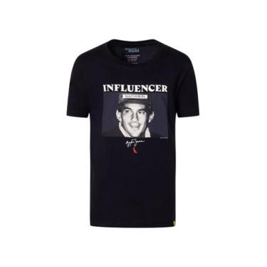 Imagem de Camiseta Influencer Senna Reserva Mini, 06, Preto