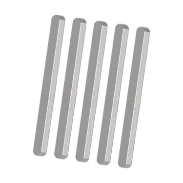 Imagem de KiBcsLic 5x Placas de aço para Colete com Peso Cabeça Redonda Academia Doméstica Placas de Treinamento de Força para Corrida Cardio Ciclismo, 15 Cm X 2.5 Cm X 0.7