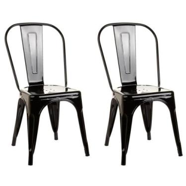 Imagem de Kit 2 Cadeiras de Design Linha Tolix Aço Metal Sala Jantar Bar Garden 
