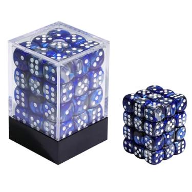 Imagem de FIGURESLAB 36PCS 12mm 6 Sided Mini Dice Set, D6 Game Standard 6 Sided Dice with Box, Compatible with Yahtzee RPG D&D Board Games Classroom Teaching Dices Game Math Learning