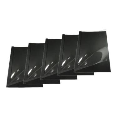 Imagem de Kit 5 Capas Encadernação Térmica Até 120 Folhas A4 Preta - IBACEMIL
