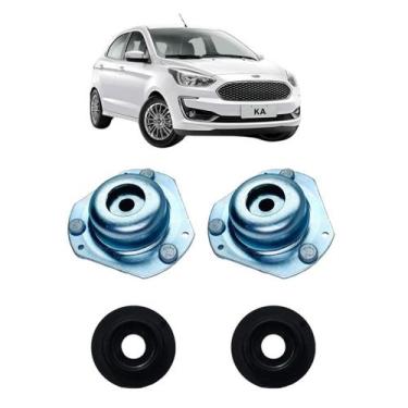 Imagem de Par Coxim Rolamento Amortecedor Dianteiro Ford Ka - Jepaflex
