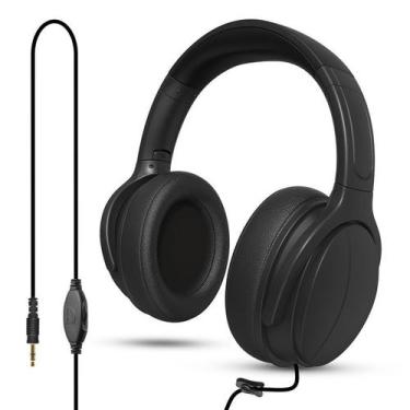 Imagem de Fone de ouvido com fio WMSZMSM, cabo extra longo para TV e PC