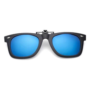 Imagem de Lente Clip On De Plástico Resistente Unissex Proteção Uv400