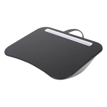 Imagem de Generic Mesa de colo portátil, mesa de cama, confortável, acolchoamento de espuma, suporte versátil para laptop, suporte para telefone, escritório em casa, Cinza