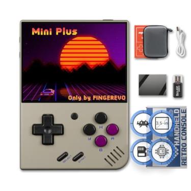 Imagem de Miyoo Mini Plus Handheld Game Console 3.5-inch 640*480 IPS Screen 3000mAh Miyoo-Mini+ with Portable Case Retro Gray