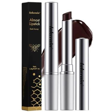 Imagem de Erinde 2 peças de batom matizado, protetor labial hidratante natural brilhante, cor leve e transparente, batom hidratante, maquiagem labial para reparar lábios secos