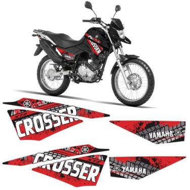 Imagem de Adesivos Tanque P/ Crosser Xtz 150 2014/21 Vermelho Genérico - SPORTIN