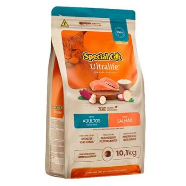 Imagem de Ração Special Cat Ultralife Adultos Salmão - 10,1Kg