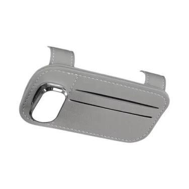 Imagem de Clipe Universal De Couro Pu Para Óculos De Sol, Viseira De Carro, Sem 