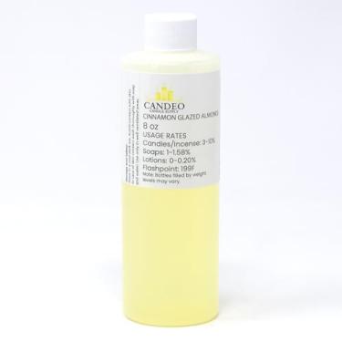 Imagem de Óleo de fragrância de amêndoas esmaltadas de canela (frasco de 236 ml) | Fabricação de velas, sabonete, sprays de ambiente, bombas de banho, loção, purificadores de carro, derretimento de cera |