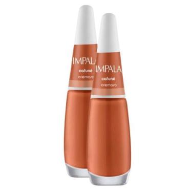 Imagem de Kit 2 Esmalte Impala Cremoso Cafuné com 7,5ml