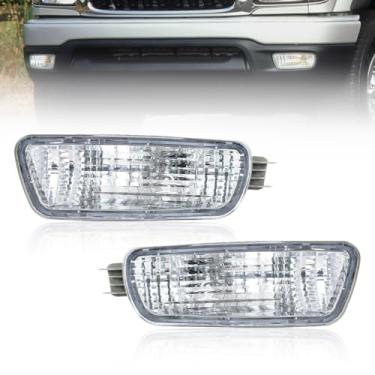 Imagem de JESYMBX 1 par de luzes de neblina esquerda e direita (motorista e passageiro) conjunto de lâmpadas de neblina compatível com conjunto de lâmpada de neblina para Toyota Tacoma 2001 2002 2003 2004 substituir