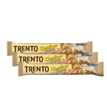 Imagem de Kit 3 Chocolate Trento Massimo Banoffe 25g