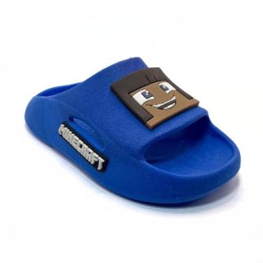 Imagem de Chinelo Slide Nuvem Menino Masculino Confortável Eva Macio Anatômico E