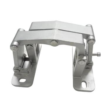 Imagem de IEUDNS Dobradiça de porta de pedra invisível, dobradiça de porta oculta, carga máxima de 240-300 kg, alta resistência, multiuso para portas de poço de tubo