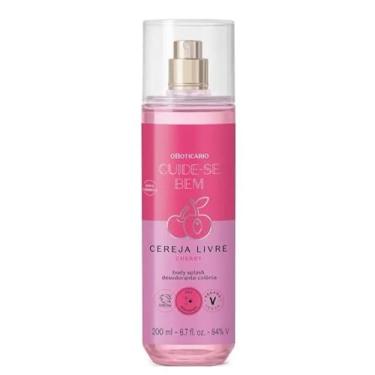 Imagem de OBoticário Cuide-se Bem Cereja Livre Body Splash, Desodorante Colônia Vegano, 200ml