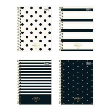 Imagem de Caderno espiral capa dura 1/4 80 folhas West Village Tilibra