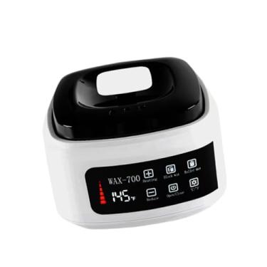 Imagem de FashionCha Aquecedor de cera, máquina aquecedora de cera para remoção de pelos, resistente, aquecimento rápido, pote de derretimento elétrico profissional para, Branco