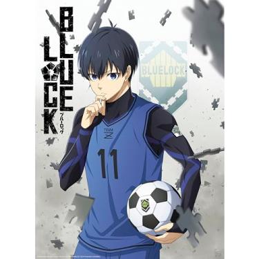 Imagem de GB Eye Blue Lock Anime Soccer Poster, Isagi Design 20"x15" Laminated Paper Anime Manga Room Home Bedroom Decor Merch