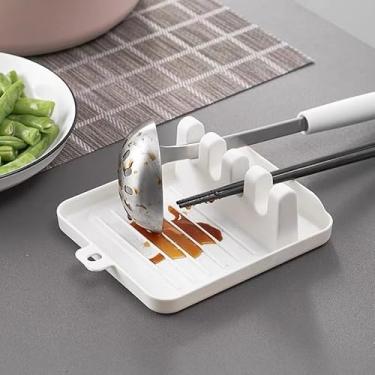 Imagem de KIT 3 Unidades Descanso de Talheres Colher Multiuso Tampa de Panela MIMI Cozinha Prático