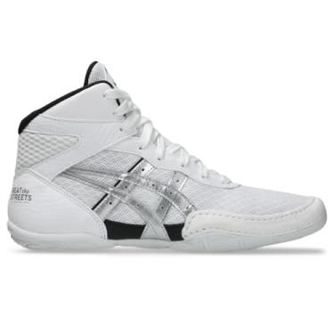 Imagem de ASICS Tênis infantil Matflex 7 Grade School Wrestling, Branco/prata pura, 3.5 Big Kid