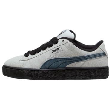 Imagem de PUMA Tênis masculino de camurça GG Material Interest Casual - Cinza, Cinza, 36