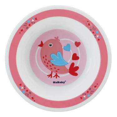 Imagem de Prato Bowl Redondo Pássaro Rosa Kababy
