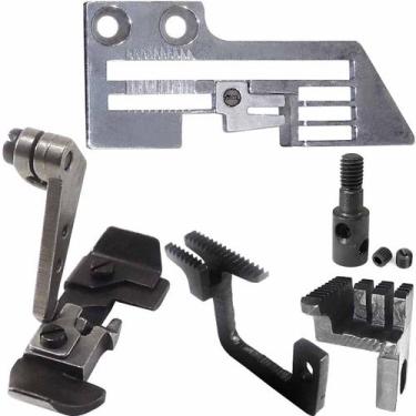 Imagem de Chapa Agulha Dente Calcador Bitola Overlock Gn6-3 Gn800 1Agulha - Evol