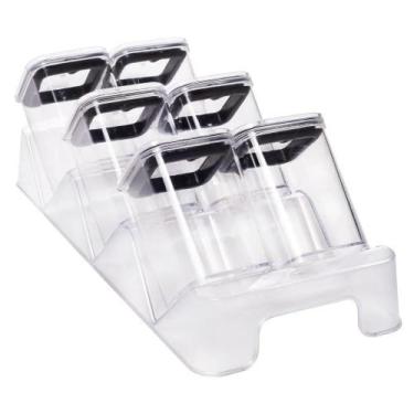 Imagem de Porta Condimentos Cristal com Suporte Plasutil - Plasútil