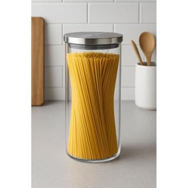 Imagem de Pote Porta Mantimento Tampa Inox Redondo 1500ml Vista Home