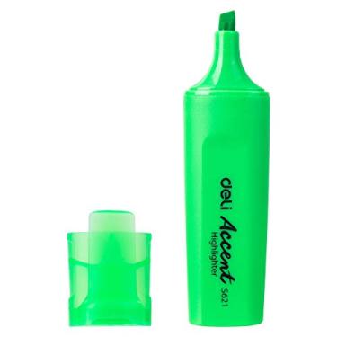 Imagem de Kit de Canetas Marca Texto, Deli, Accent Fluorescente, 1-5 mm, Verde, Caixa com 10