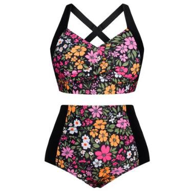 Imagem de Roupa de banho Hanna Nikole, 2 peças, biquíni com estampa floral femin