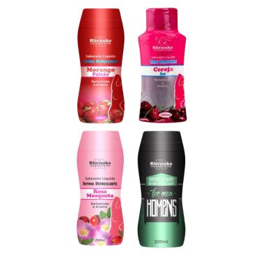 Imagem de Kit12 Sabonete Intimo 200ml Morango Cereja Rosa Mosqueta Men