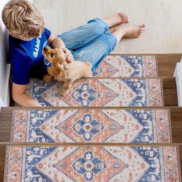 Imagem de Lahome Zapas para Escaleras 15 unidades Antideslizantes Chenille 20x76