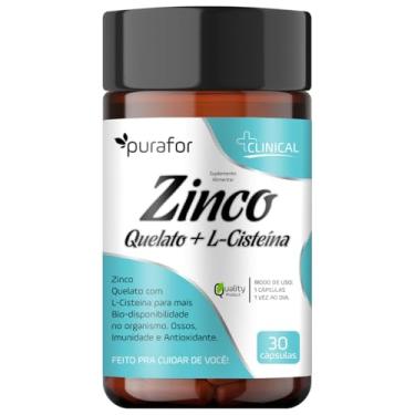 Imagem de Zinco com L-Cisteína Suplemento Alimentar 500mg por Dose | Suporte Nutricional Essencial | Imunidade, Antioxidante, Bio-Disponibilidade Otimizada
