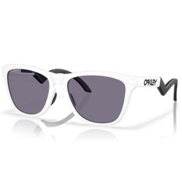 Imagem de Óculos de Sol Oakley Frogskins Hybrid Duality Matte White 55-Masculino