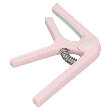 Imagem de Cryfokt Para Guitarra Acústica, Mola Abs Estável, Pressão Uniforme, Fácil de Usar, Para Ukulele, Baixo, Bandolim, Moderno Para Guitarristas (Rosa empoeirado)