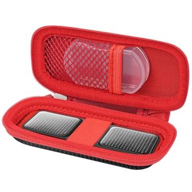 Imagem de Stukkaze Capa para monitor de frequência cardíaca KardiaMobile EKG Monitor 1L 6L, capa móvel portátil de EVA Kardia com clipe de escalada, organizador de eletrocardiograma protetor KardiaMobile